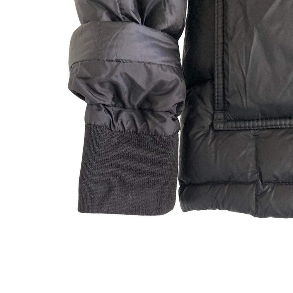 Abercrombie & Fitch Goose Down Sherpa Hoody Puffer Parka Coat Women’s Small - Picture 9 of 10